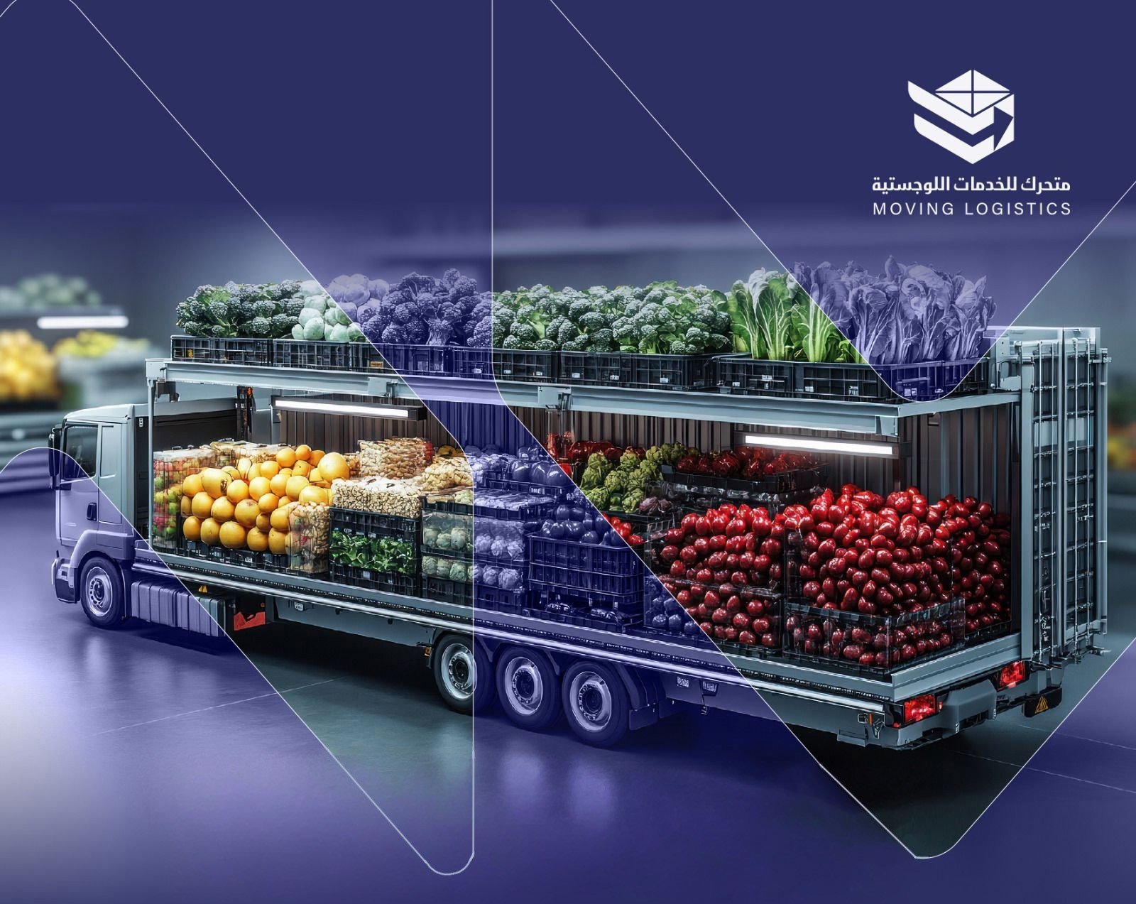 Transportation of fruits and vegetables